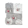 BABY FIRST USE PACK WITH BAG, ONE PIECE PAJAMA, BODYSUIT, BIB AND HAT