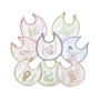 BAVOIR ROND BRODÉ 20X20CM – 12 unités