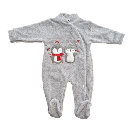 BABY WINTER PAJAMAS WITH FRONT OPENING