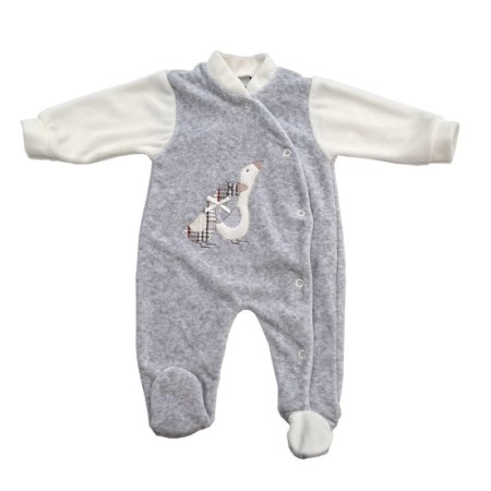 PYJAMA D'HIVER POUR BÉBÉ AVEC OUVERTURE DEVANT