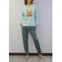PYJAMA D'HIVER INTERLOCK SONIA POUR FEMME