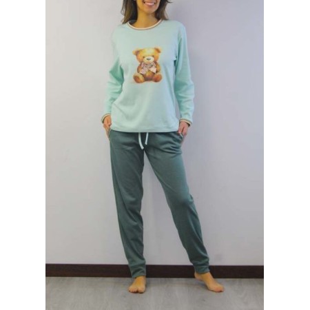 PYJAMA D'HIVER INTERLOCK SONIA POUR FEMME