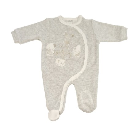 FULL WINTER BABY PYJAMAS FRONT OPENING