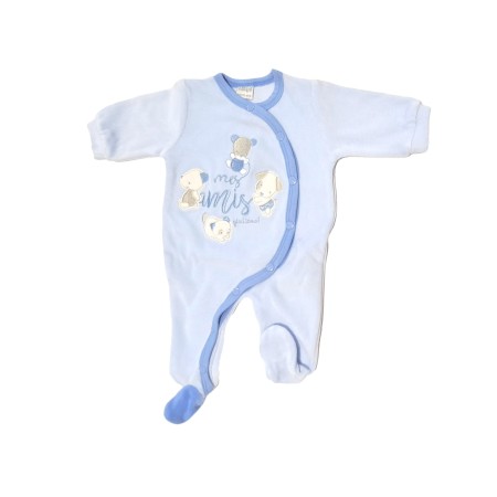 FULL WINTER BABY PYJAMAS FRONT OPENING
