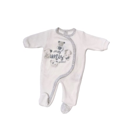 FULL WINTER BABY PYJAMAS FRONT OPENING