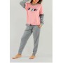 PYJAMA D'HIVER INTERLOCK SONIA POUR FEMME