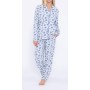 PYJAMA D'HIVER FEMME AVEC BOUTONS COTON MUYDEMI