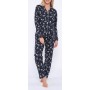 PYJAMA D'HIVER FEMME AVEC BOUTONS COTON MUYDEMI