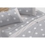 Draps en coton, modèle 627 gris