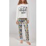PYJAMA HIVER INTERLOCK POUR FEMME SNOOPY GISELA