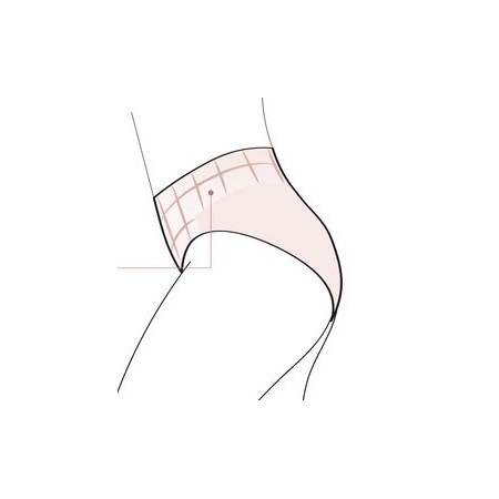 Culotte réductrice demi-compression noire