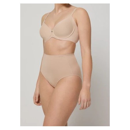 Medium Compression Cotton Laser Control Panties in Black