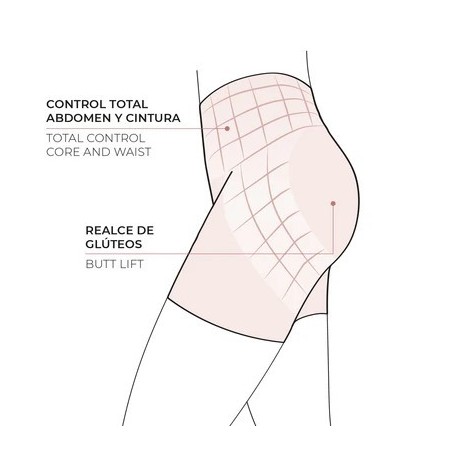 Ceinture réductrice noire découpée au laser à haute compression