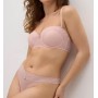 Soutien-gorge rembourré à armatures en dentelle noire