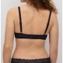 Soutien-gorge rembourré à armatures en dentelle noire