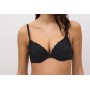 Soutien-gorge push-up avec dentelle noire