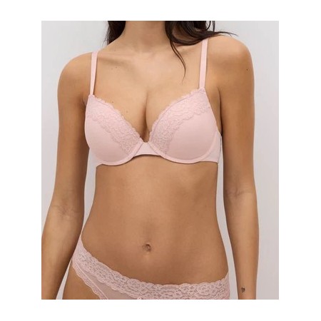 Black Lace Push-Up Bra