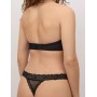 Black Lace Multi-Position Bustier Bra