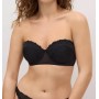 Black Lace Multi-Position Bustier Bra
