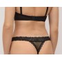 Black polka dot thong Black polka dot thong