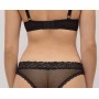 Black polka dot Brazilian briefs