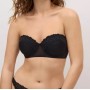Black Lace Multi-Way Bustier Bra