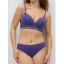 Culotte brésilienne détail dentelle marine