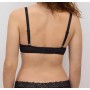 Soutien-gorge rembourré à armatures en dentelle rose