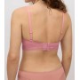 Soutien-gorge rembourré sans armatures détail dentelle