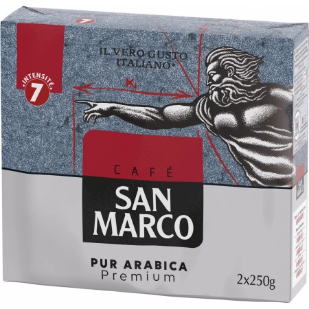 Pure Arabica Ground Coffee 2x250g - San Marco