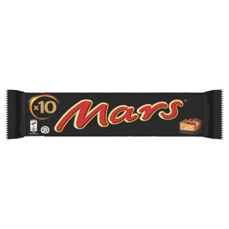 Chocolate and Caramel Chocolate Bars 10x45g - Mars
