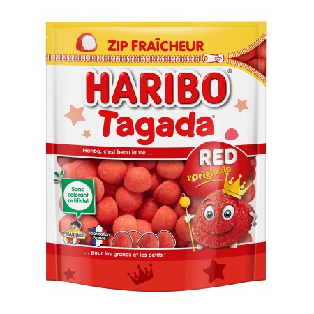 Tagada Zip Freshness Candies, 220g - HARIBO