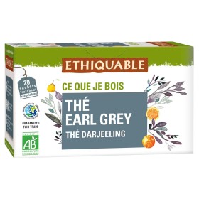 Thé Noir Earl Grey Darjeeling Bio 20s - Ethiquable Thé Noir Earl Grey Darjeeling Bio 20s - Ethiquable