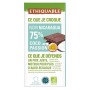 Organic 75% Coconut Passion Nicaragua Dark Chocolate Bar 100g - Ethiquable