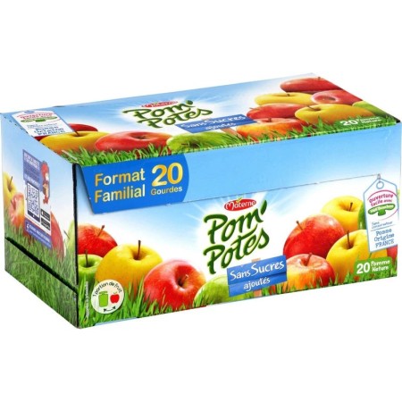 Apple Compote 20x90g - POM' POTES