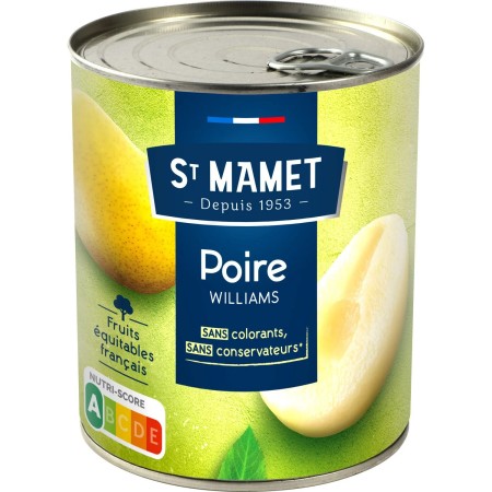 Williams Pear Halves in Syrup 850g - St Mamet