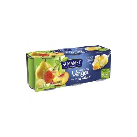 Fruits in Light Flavored Syrup 3x212g - ST MAMET