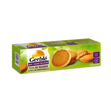 Gluten-Free Butter Shortbread Biscuit 175g - Gerble