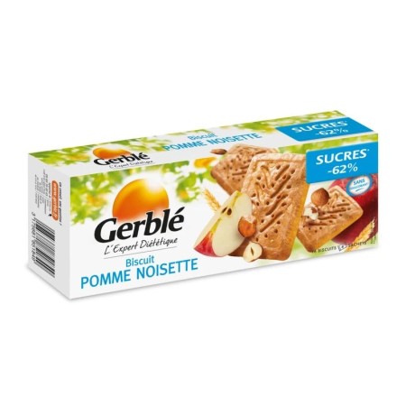Reduced Sugar Apple/Hazelnut Biscuit 230g - GERBLÉ