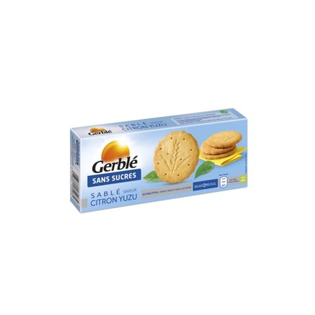 Sugar-Free Yuzu Lemon Biscuit 132g - Gerble
