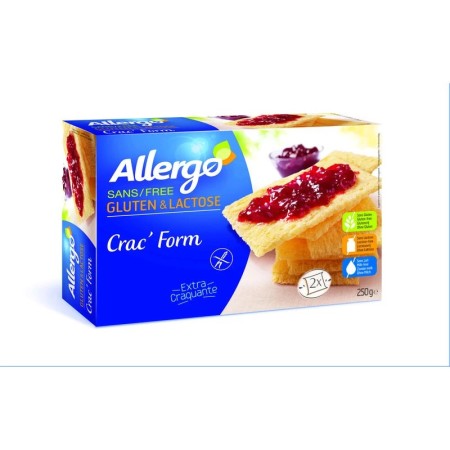 Biscottes sans gluten & lactose 250g - GERBLE