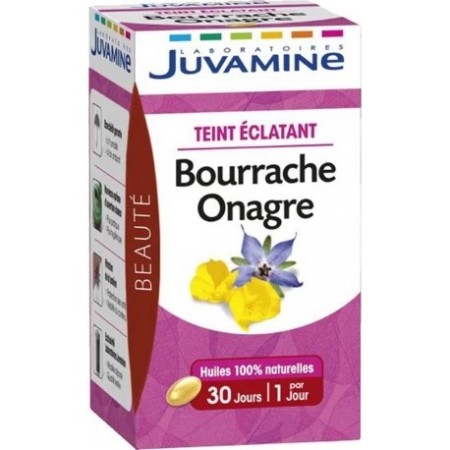 Borage Evening Primrose Capsules Radiant Complexion X30 - Juvamine