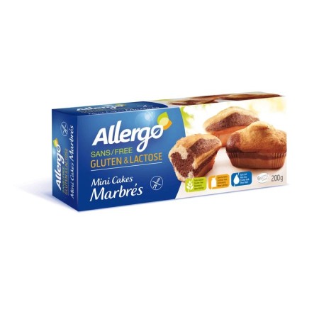 Gluten-Free and Lactose-Free Mini Marble Cakes 230g - GERBLE