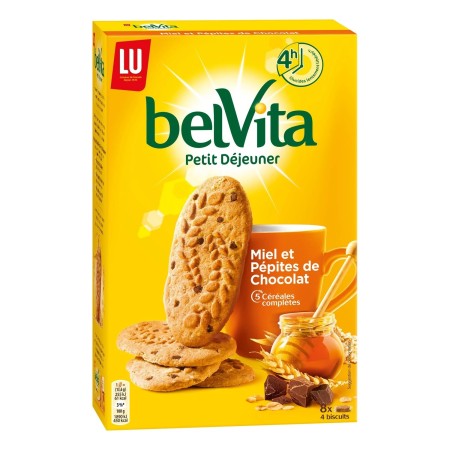 Honey and Chocolate Chip Breakfast Biscuits 400g - BELVITA