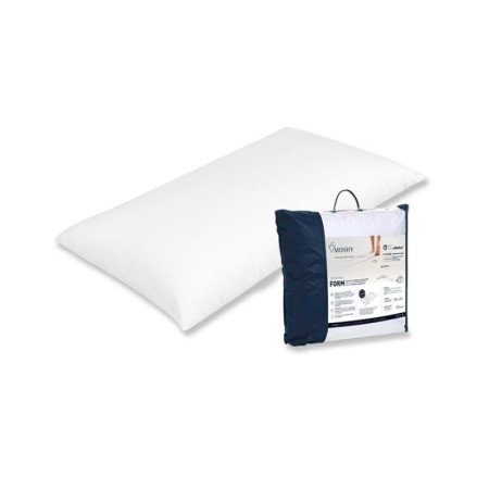 LOW FIRMNESS PILLOW WITH BREATHABLE VISCOELASTIC FILLING DOUBLE MOSHY COVER
