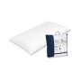 LOW FIRMNESS PILLOW WITH BREATHABLE VISCOELASTIC FILLING DOUBLE MOSHY COVER