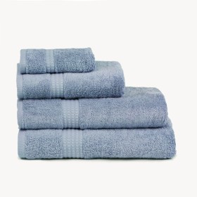 Serviette de bain bleu indigo 700gr Serviette de bain bleu indigo 700gr