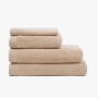 Sand-Colored Double Terry Towel, 400g