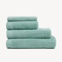 Serviette de bain en éponge double 400 g, vert Tiffany