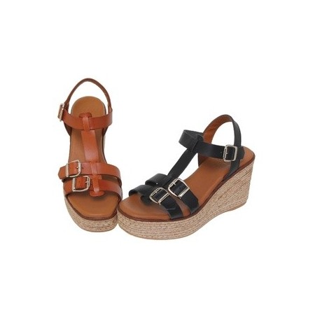 SANDALE FEMME CUIR